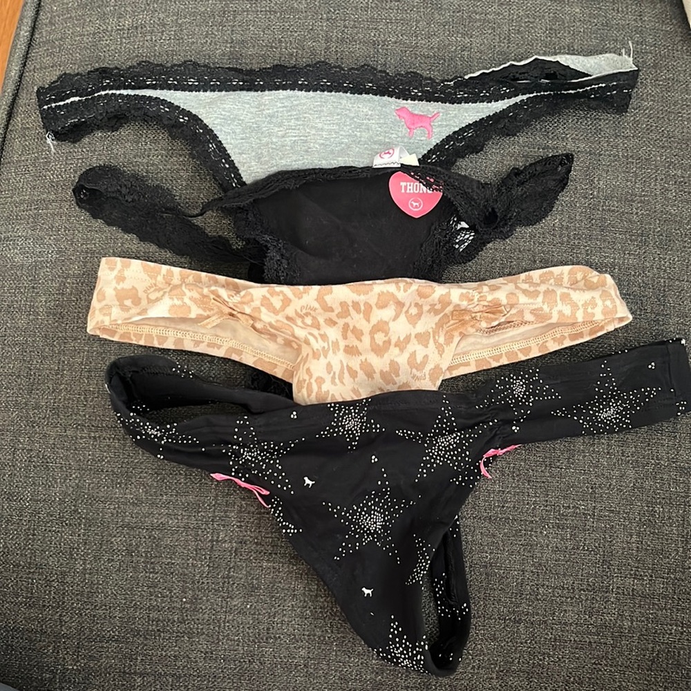 Pink Victoria’s Secret Thongs (XS)